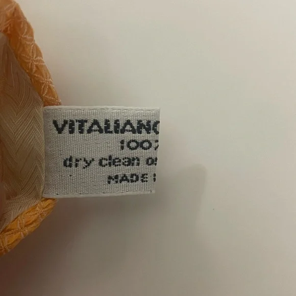 Vitaliano Pancaldi Elegant Silk Tie Orange Made in Italy